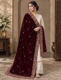 Velvet shawl